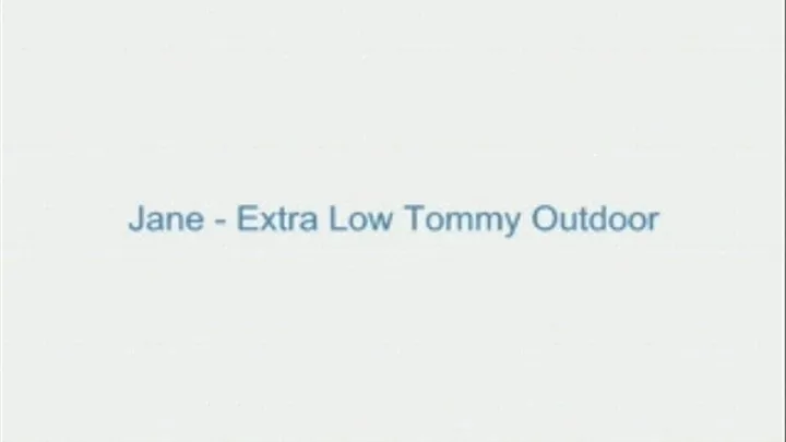 Jane - Extra Low Tommy Outdoor