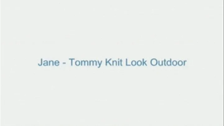 Jane - Tommy Knit Look Outdoor