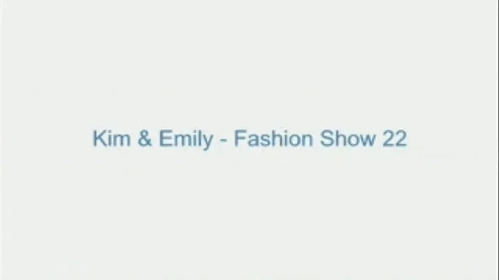 Kim and Emily - Fashion Show 22 - Leatherleggings