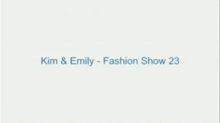 Kim and Emily - Fashion Show 23 - Leatherleggings