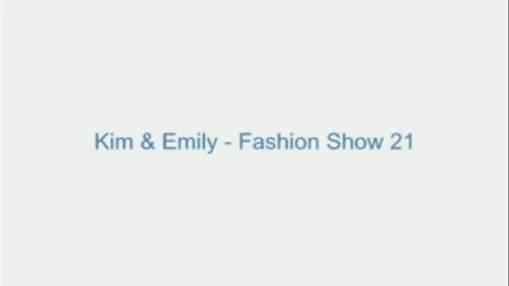 Kim and Emily - Fashion Show 21 - Leatherleggings