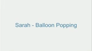 Sarah - Balloon Popping