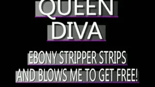 Queen Diva Bound, Blindfolded, Chained And To Suck it!! - AVI VERSION