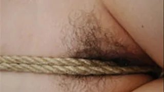 ropes cut in her pussy