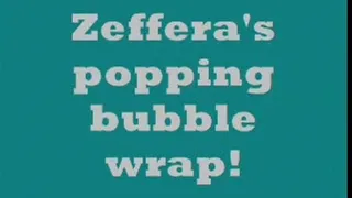 Zeffera Popping bubblewrap