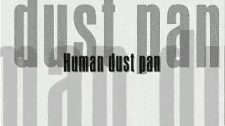 Human dust pan