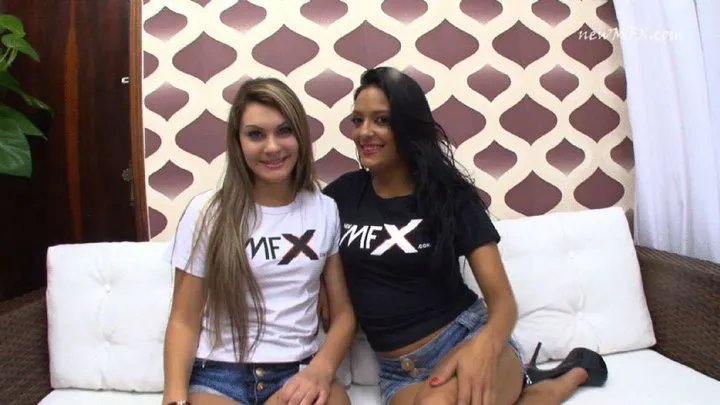 Nayra Mendez and Monaliza hot kisses-clip 1