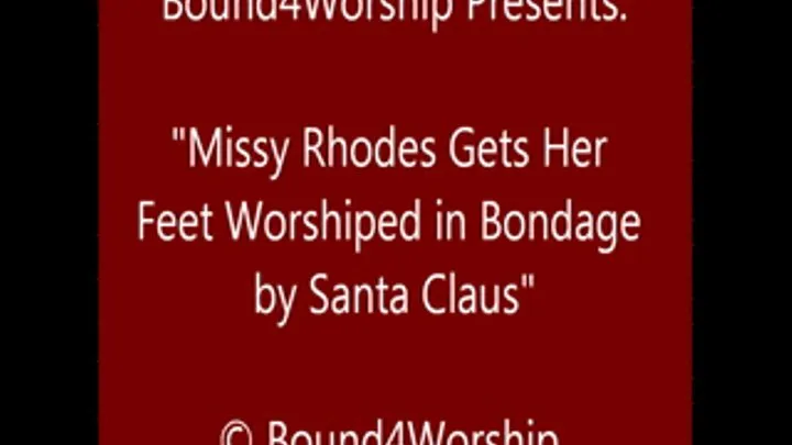 Missy Rhodes Gets Foot Worship from Santa