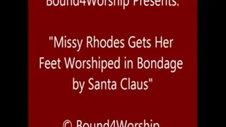 Missy Rhodes Gets Foot Worship from Santa