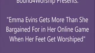 Emma Evins Worshiped for Bonus Points