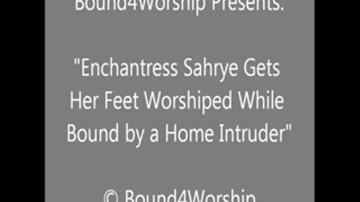 Enchantress Sahrye Worshiped by an Intruder