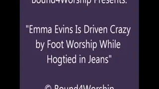 Emma Evins Hogtied for Foot Worship - SQ