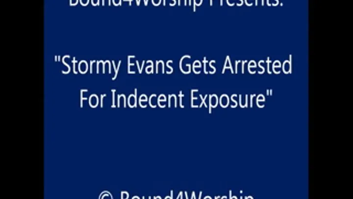 Stormy Evans Arrested and Fined