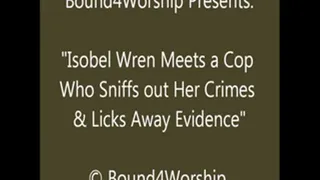 Isobel Wren in Cuffs: Foot Sniff & Lick - SQ