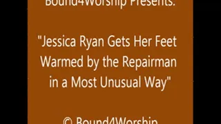 Jessica Ryan Gets Some Foot Warming Worship