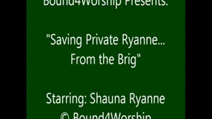 Shauna Ryanne Army Foot Worship - Short - SQ