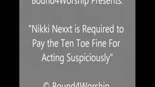 Nikki Nexxt Arrested and Fined