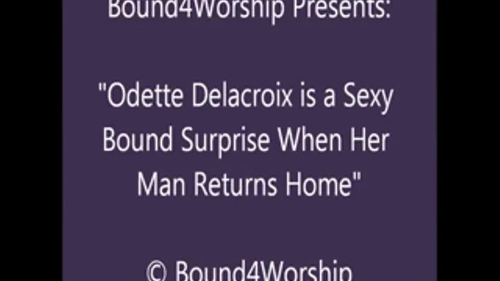 Odette Gets Sensual Foot Worship in Bondage - SQ