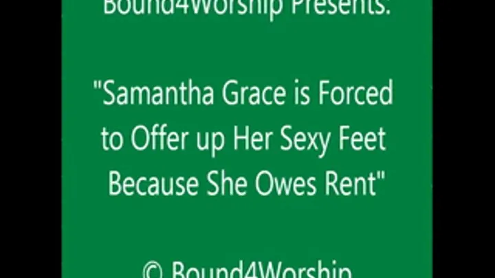 Samantha Pays Her Back Rent