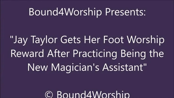 Jay Taylor Gets Rewarded for Being the Magician's Assistant