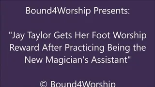 Jay Taylor Gets Rewarded for Being the Magician's Assistant