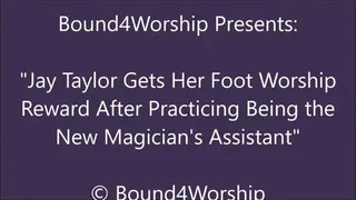 Jay Taylor Gets Rewarded for Being the Magician's Assistant