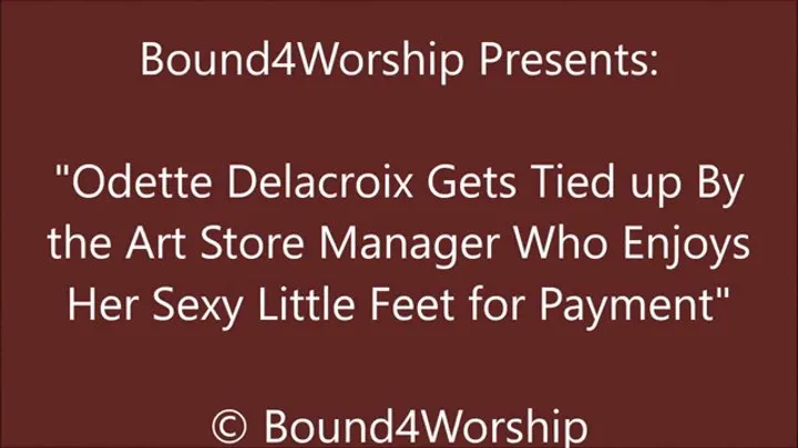 Odette Endures Foot Worship as a Collections Fee