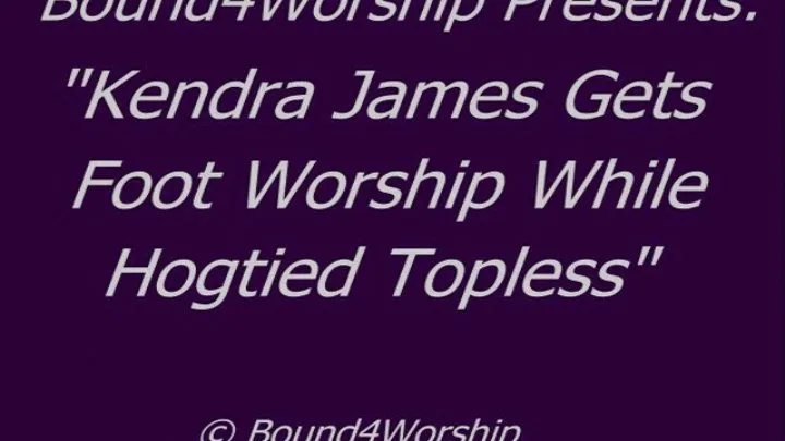 Kendra James Hogtied for Worship