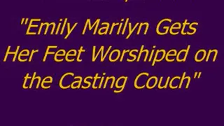 Emily Marilyn Gets Foot Worship on the Casting Couch - SQ
