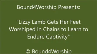 Lizzy Lamb Gets Chained for Foot Worship