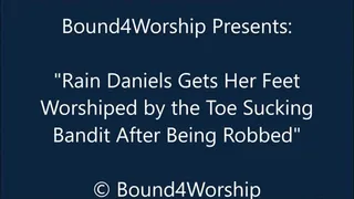 Rain Daniels Worshiped by a Robber