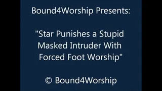 Star a Captured Intruder to Worship Her Feet