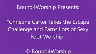 Christina Carter Worshiped For Winning the Contest