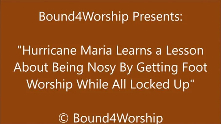 Maria is Nosy and Gets Bound for Worship - (Abridged Version)