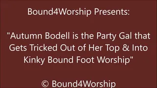 Autumn Bodell Loses Game, Wins Foot Worship