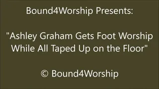 Ashley Graham Duct Taped for Foot Worship