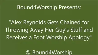 Alex Reynolds Chained for Foot Worship