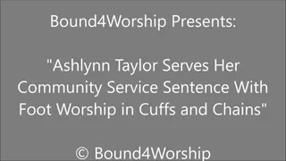 Ashlynn Taylor Performs Community Service