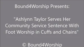 Ashlynn Taylor Performs Community Service