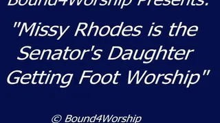 Missy Rhodes is the Captured Senator's Step-Daughter