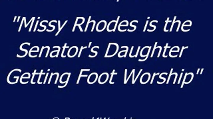 Missy Rhodes is the Captured Senator's Step-Daughter - SQ