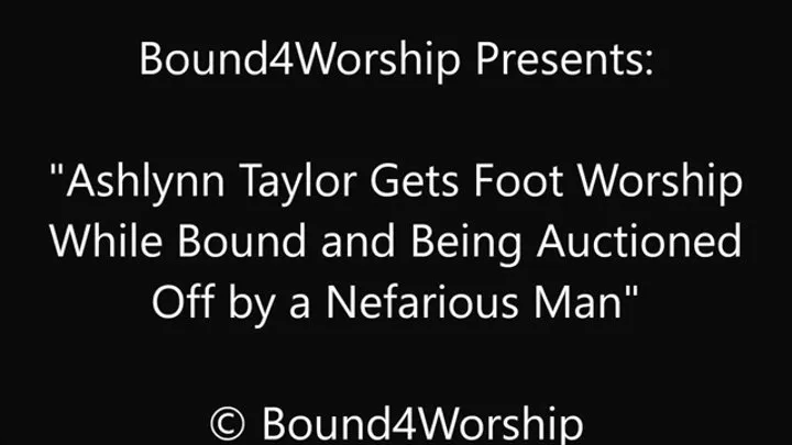 Ashlynn Taylor Gets Foot Worship While Being Auctioned Off