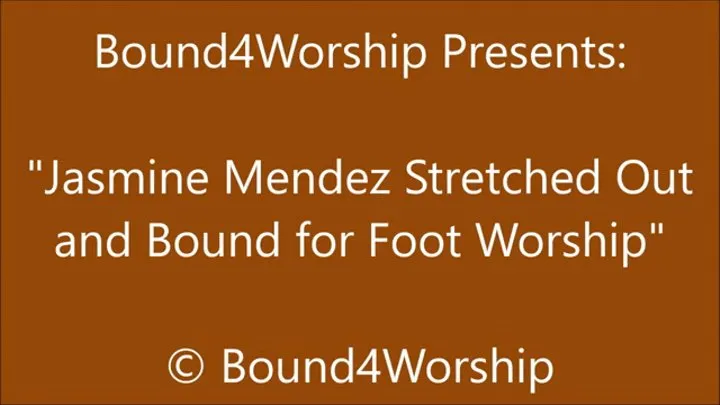 Jasmine Mendez Stretched Out for Foot Worship