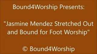 Jasmine Mendez Stretched Out for Foot Worship