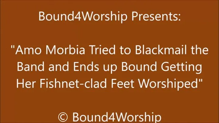 Amo Morbia Gets Foot Worship from the Band Security Guy