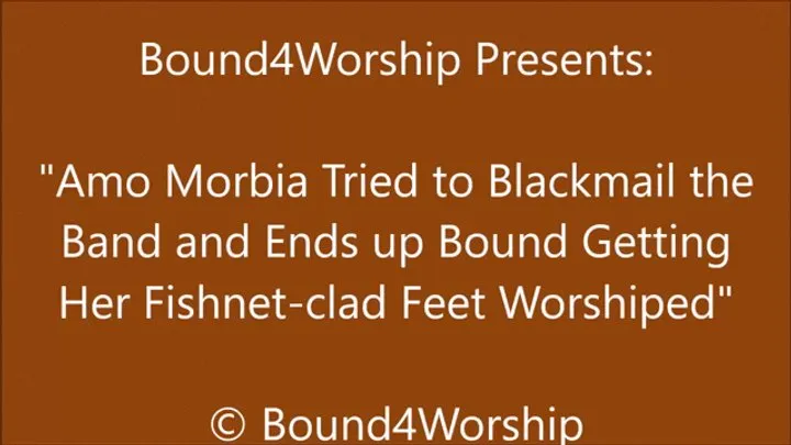 Amo Morbia Gets Foot Worship from the Band Security Guy