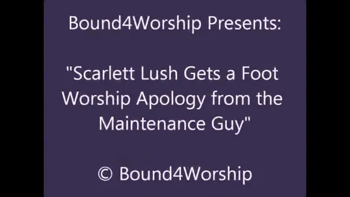 Scarlett Lush Gets an Apology from the Maintenance Man