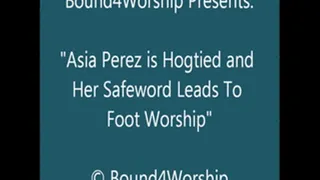 Asia Perez Hogtied for Worship