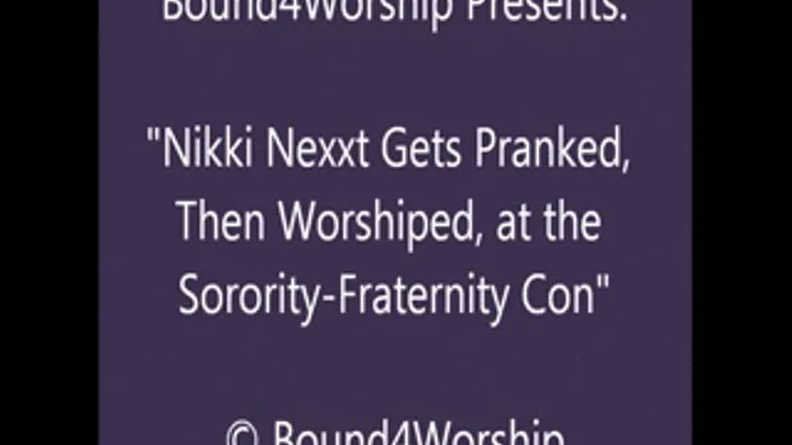 Nikki Nexxt Worshiped After Pranking