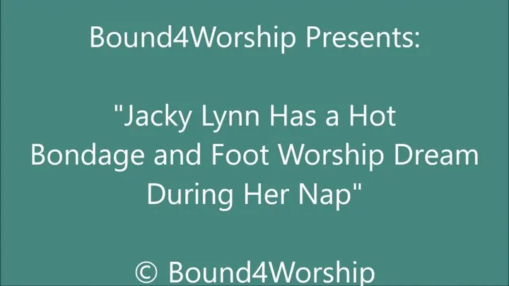 Jacky Lynn Gets Foot Worship in Her Dream